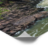 Poster Chutes d'Iguazu entourées de jungle (Coin)