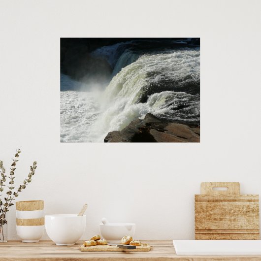 Poster Chutes d'Ohiopyle en Pennsylvanie (Cuisine)