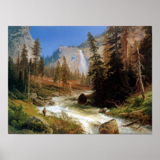 Poster Chutes du Nevada, Yosemite (Devant)