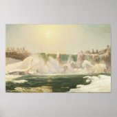 Poster Chutes du Niagara en hiver par Jasper Francis Crop (Devant)