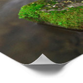 Poster Chutes du ruisseau Ruckel, Columbia River Gorge Or (Coin)