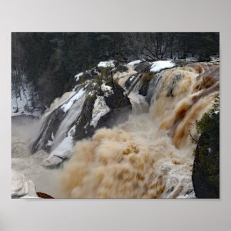 Poster Chutes Gabbro, Rivière Noire, Péninsule Supérieure