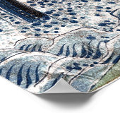 Poster Chutes Hokusai Kirifuri, Mont Kurokami, Shimotsuke (Coin)