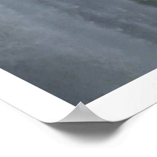 Poster Chutes Iguazu, rivière Iguazu, Argentine, Brésil (Coin)