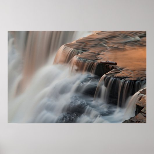 Poster Chutes Kakabeka de près (Devant)