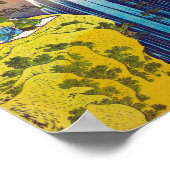 Poster Chutes, Katsushika Hokusai, Ukiyo-e (Coin)