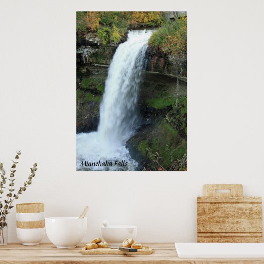 Poster Chutes Minnehaha (Cuisine)