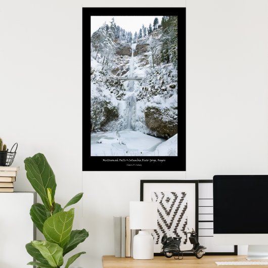 Poster Chutes Multnomah (Bureau à domicile)