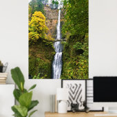 Poster Chutes Multnomah, Columbia River Gorge, Oregon (Bureau à domicile)