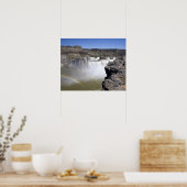 Poster Chutes Shoshone sur la rivière Snake à Twin Falls, (Cuisine)