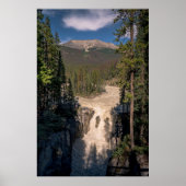Poster Chutes Sunwapta, Cascade Photographie (Devant)