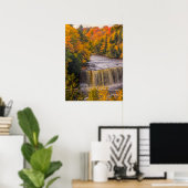 Poster Chutes supérieures avec couleurs d'automne (Bureau à domicile)