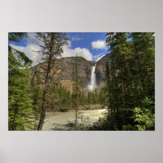 Poster Chutes Takakkaw (Devant)