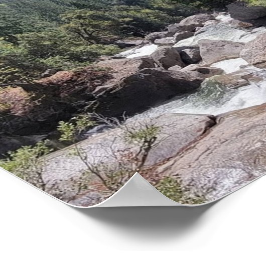 Poster Chutes vertes en aval (Coin)