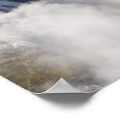 Poster Chutes Victoria, fleuve Zambèze, Zambie - (Coin)