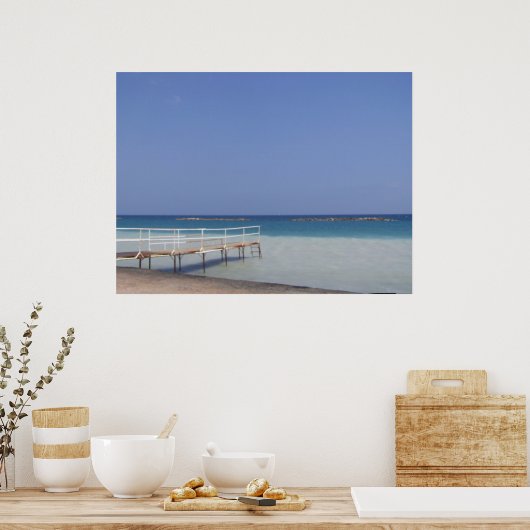 POSTER CHYPRE BEACH (Cuisine)