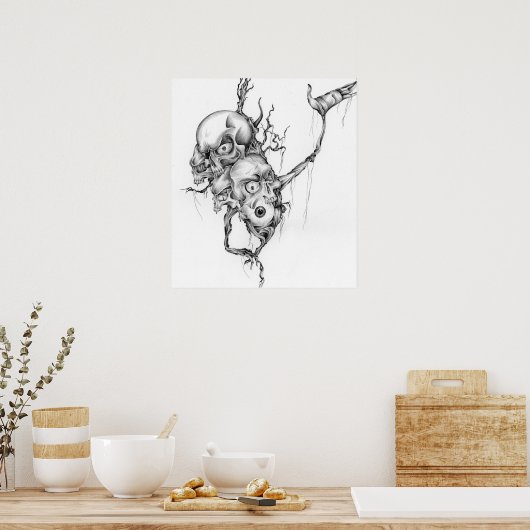 Poster Ci-dessous De Ci-Dessus (Cuisine)