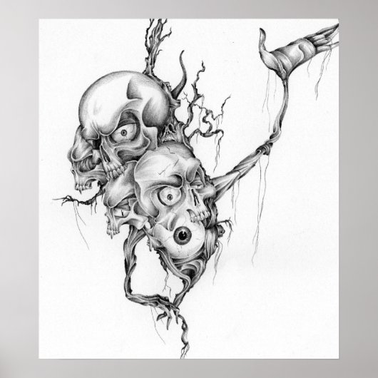 Poster Ci-dessous De Ci-Dessus (Devant)