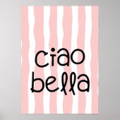 Poster Ciao bella (Devant)
