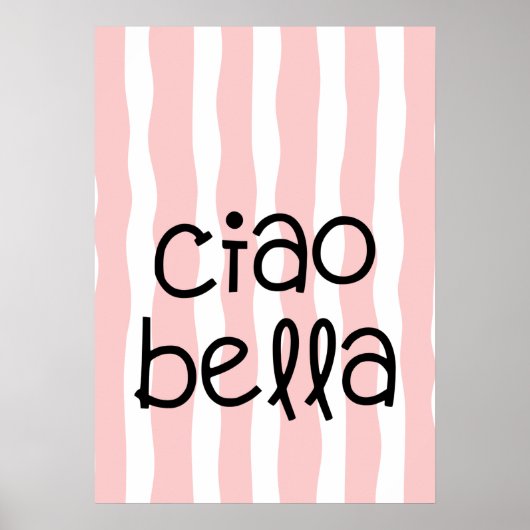 Poster Ciao bella (Devant)