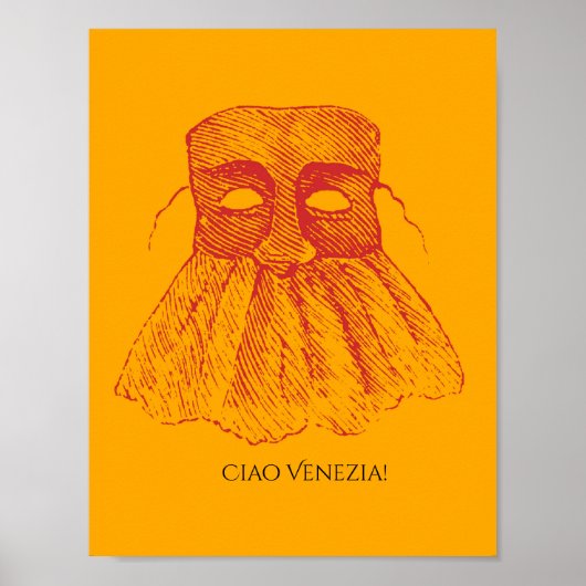 Poster Ciao Venezia ! (Devant)