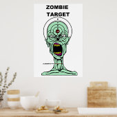 Poster cible de chasseurs de zombies (Cuisine)