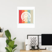 Poster Cible de fléchettes Bullseye (Bureau à domicile)