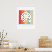 Poster Cible de fléchettes Bullseye (Cuisine)