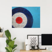 Poster Cible du modèle de partie (Bureau à domicile)