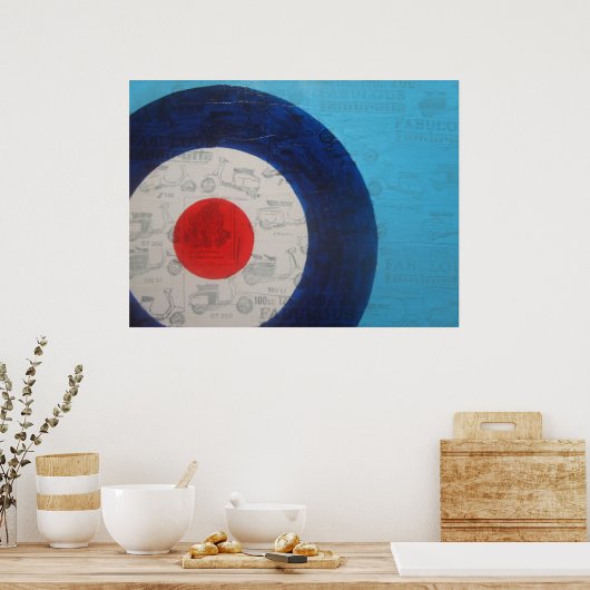 Poster Cible du modèle de partie (Cuisine)