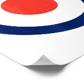 Poster Cible Mod Force aérienne Ciblée Ciblée De Bullseye (Coin)