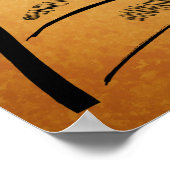 Poster cible vintage Mauvais Guy (Coin)