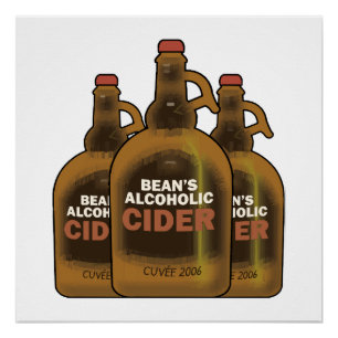 Poster Cidre de haricot