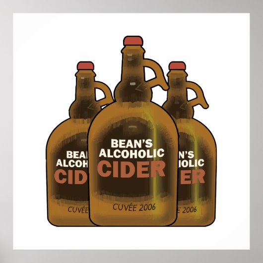 Poster Cidre de haricot (Devant)