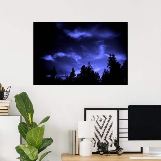 Poster Ciel (Bureau à domicile)