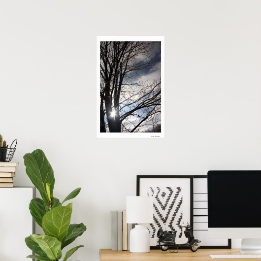 Poster Ciel (Bureau à domicile)