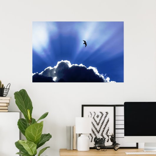 Poster Ciel (Bureau à domicile)