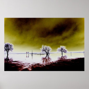 Poster Ciel ambre
