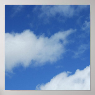 Poster Ciel bleu