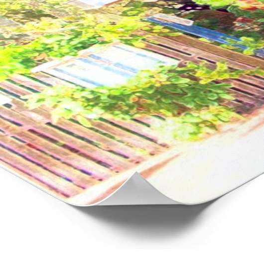 Poster Ciel bleu (Coin)