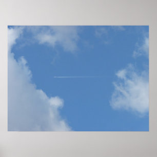Poster ciel bleu