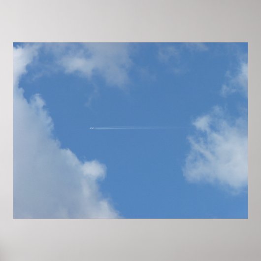 Poster ciel bleu (Devant)