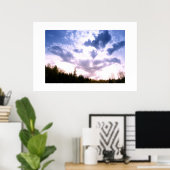 Poster Ciel bleu (Bureau à domicile)