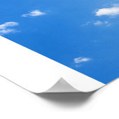 Poster Ciel bleu (Coin)