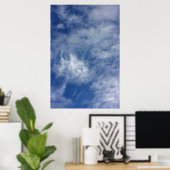 Poster Ciel bleu. (Bureau à domicile)