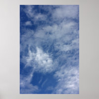 Ciel bleu.
