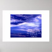 Poster Ciel bleu (Devant)