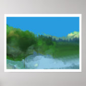 Poster ciel bleu (Devant)