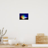 Poster Ciel bleu arc-en-ciel (Cuisine)