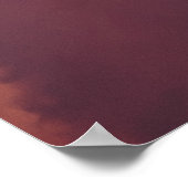 POSTER CIEL BLEU ET BLANC (Coin)